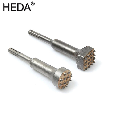 12/16Teeth Round Shank Alloy Electric Hammer Chisel Drill Bit For Gouging The Surface Of Concrete Cement Wall Slab Viaduct ► Photo 1/6
