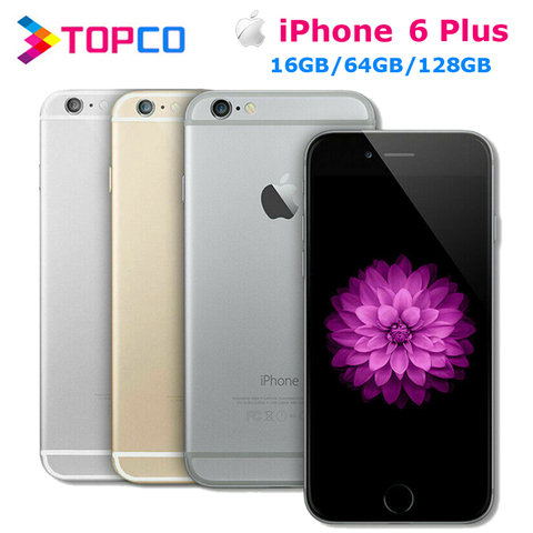 iPhone 6 Plus 16GB/64GB/128G Mobile phone Unlocked Original Dual core 5.5 inches 8MP Camera WIFI GPS Cell Phone ► Photo 1/6