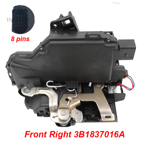 High Quality CENTRAL DOOR LOCK ACTUATOR FRONT RIGHT SIDE 3B1837016A FOR GOLF 4 IV MK4 SEAT SKODA PASSAT BORA LUPO BEETLE ► Photo 1/6