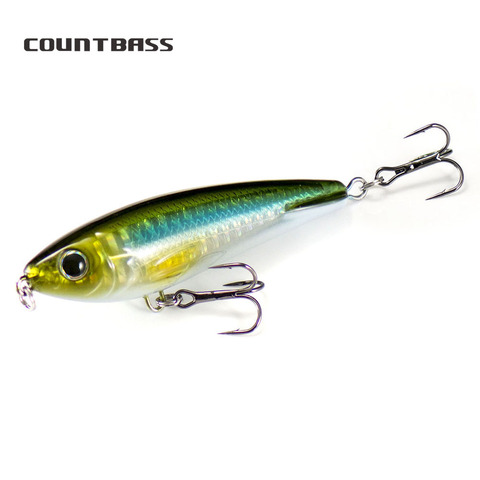 Countbass  80mm 11.6g Surface 3D Laser Pencil Fishing Lure Topwater Stick Bait Bass Leurre Peche Floating Hard Lure ► Photo 1/6