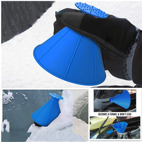 Magic ConeMagic Scraper Round Windshield Ice Scrapers, Car Windshield Snow  Scraper Magic Snow Removal Tool Cone-Shaped Windshiel - Price history &  Review, AliExpress Seller - Lucky-Bear-auto Store