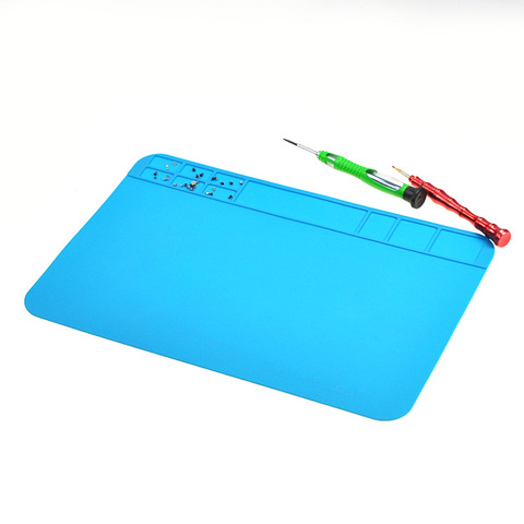 300 * 200mm Insulating Heat-Resistant Silicon Welding Work Pad Desktop Platform Rework Repair Tool Bench Pad ► Photo 1/5