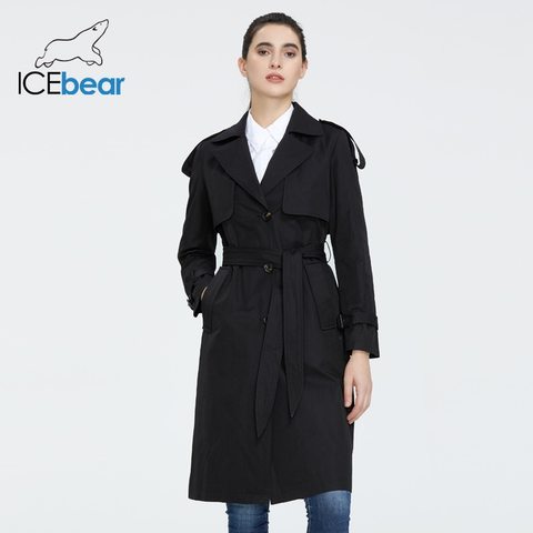ICEbear 2022 Women's spring windbreaker high-quality women's hooded  fashion women clothing brand apparel GWF20029D ► Photo 1/6
