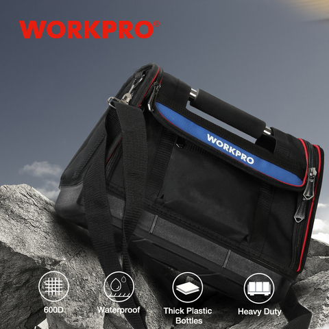 WORKPRO Tool Bag Organizer Tools Storage Bag Tool Kits Shoulder Packing Bag Handbag 600D Polyester Foldable Not Foldable Pack ► Photo 1/6