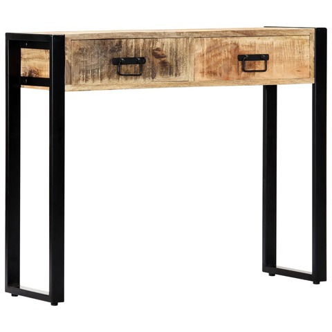 Platteland Labe nauwkeurig Price history & Review on VidaXL Console Table 90 X 30 X 75cm Solid Mango  Wood Home Furniture | AliExpress Seller - Shenzhen SQM E-commercial Store |  Alitools.io