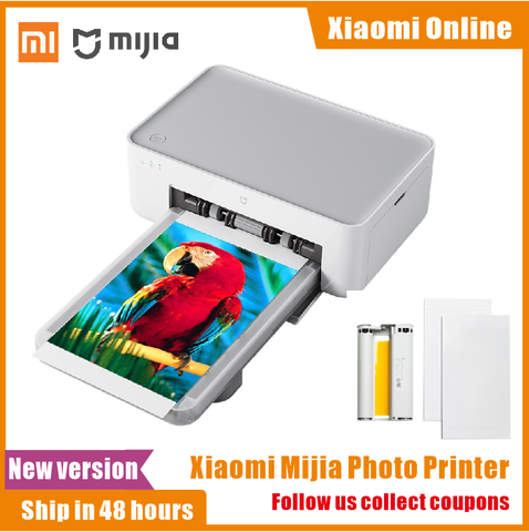 Xiaomi Mijia Mi Photo Printer 6-inch High-Definition Auto Film Multi-size ID Photos Smart Printer Wireless Phone Photo Printer ► Photo 1/6