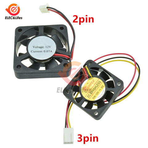 40x40x10mm 4010 Fans 12V Brushless DC Fans 2 Pin 3 Pin for 3D Printer Heatsink Cooler Cooling radiatoror 4020 Cooling Fan ► Photo 1/6