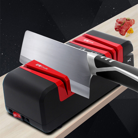 Household Electric Knife Sharpener Multifunctional Automatic Scissors Cutter Sharpener Fast Knife Grinder Kitchen Grindstone ► Photo 1/6