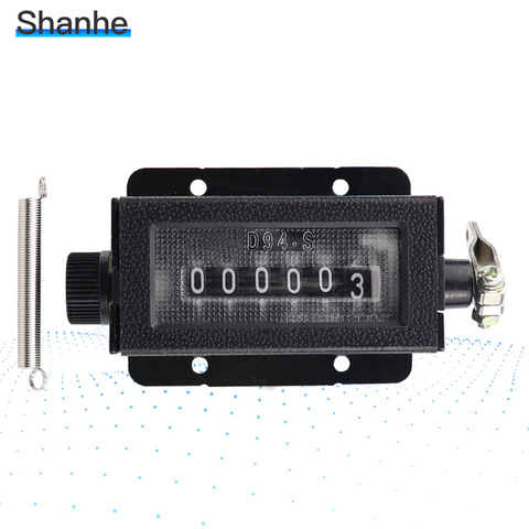 D94-S Mechanical 6 Digits Resettable Stroke Pull Counter ► Photo 1/6
