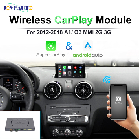 Joyeauto Aftermarket Wireless Apple CarPlay for Audi A1 Q3 MMI RMC OEM Wifi Interface Android Auto Retrofit with Touch Screen ► Photo 1/5