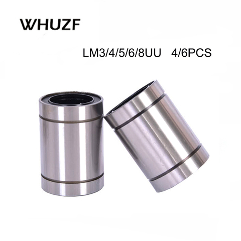 4/6pcs LM3UU LM4UU LM5UU LM6UU LM8UU Linear Ball Bearing Linear Bushing CNC parts Linear Bearings 3-8mm 2022 Brand New ► Photo 1/4