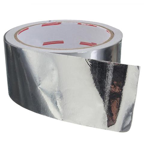 1pc Aluminium Foil Adhesive Sealing Tape Thermal Resist Duct Repairs Adhesive Tapes with High Temperature Resistance 5cmx17m ► Photo 1/6