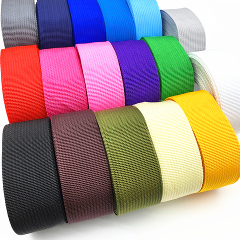 5 yards 38mm Canvas Ribbon Belt Bag Webbing Nylon Webbing Pet Webbing Knapsack Strapping Sewing Bag Belt Accessories ► Photo 1/5
