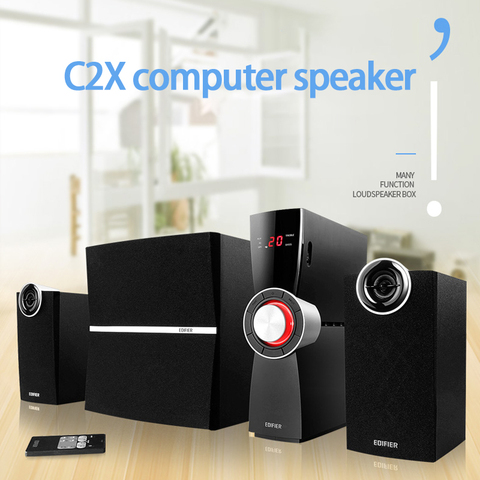 KYYSLB C2X 4ohm Desktop 2.1 Computer Speaker Independent Power Amplifier Audio Overweight Subwoofer Bluetooth Home Speaker ► Photo 1/6