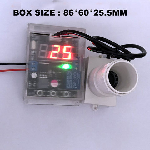 With Display Small angle Ultrasonic sensor module 10-30V relay output Distance measuring module Adjustable range 1cm-600cm ► Photo 1/4