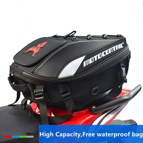 New Waterproof Motorcycle Tail Bag Multi-functional Durable Rear Motorcycle Seat Bag High Capacity Motorcycle Rider Backpack ► Photo 1/6