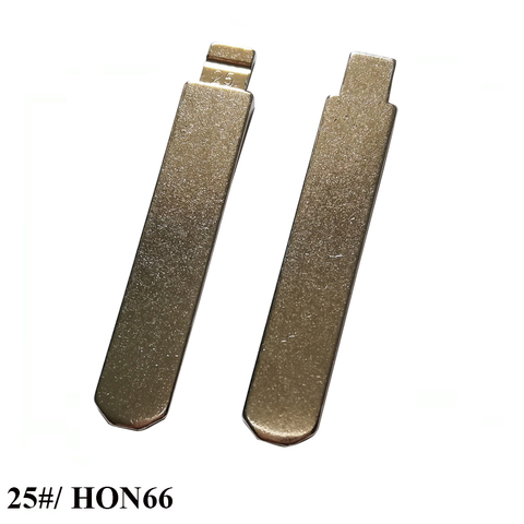 HON66 KEY blade KEY DIY folding flip remote key blade 25# Uncut Flip KD Remote Car key blanks ► Photo 1/1