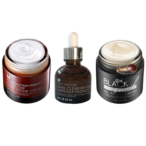 MIZON Black Snail All in One Cream Face Lifting Cream Black Snail All in One Cream Anti Wrinkle Scar Acne Treatment Facial Serum ► Photo 1/6