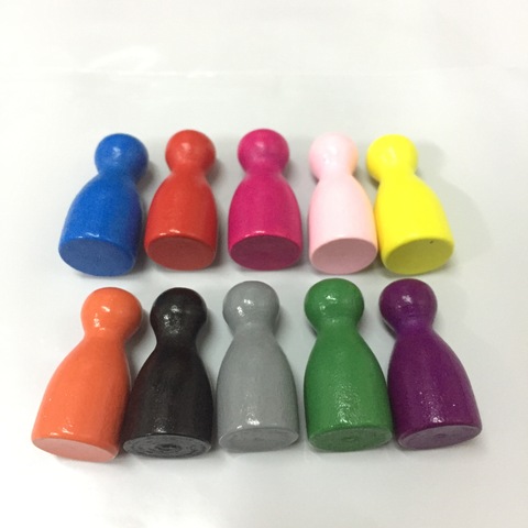 10Pcs/Set Chess Pieces Board Game Accessories Wood Pawn/Chess Card Pieces For Board Game and Other Games Accessories ► Photo 1/6