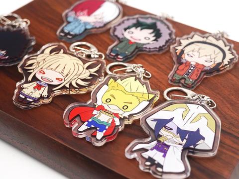 My Hero Academia Boku no hero Academia Anime Bakugou Katsuki Amajiki Togata Dabi Himiko Toga Cute Acrylic Keychain ► Photo 1/3