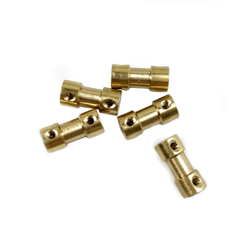 1pcs 2mm/2.3mm/3mm/3.17mm/4mm/5mm/6mm Brass Connecting Shaft Motor Drive Connector Bronze Rigid Coupling Coupler Sleeve ► Photo 1/6