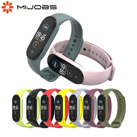 For Xiaomi Mi Band 5 Strap Bracelet For Xiao Mi Miband 5 Band Silicone Correa Sport Wristbands Mi 5 Pulsera Mi5 Wrist Strap ► Photo 1/6