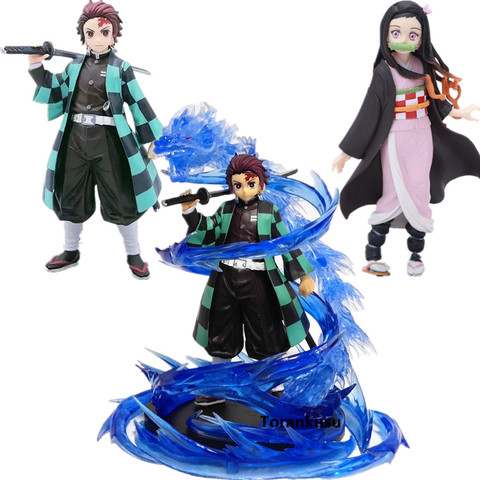 Anime Demon Slayer Kimetsu No Yaiba Tanjiro Kamado Tanjirou PVC Figure Toy  Gift