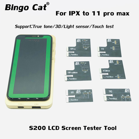 Buy Online Dl S0 Itest Box Lcd Display Digitizer Tester Tool Flex Cable For Iphonex Xr Xs 11pro Max True Tone Light Sensor 3d Touch Test Alitools