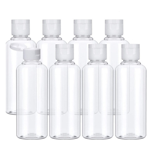 20Pcs Plastic shampoo bottles 10/30/50/60/100ml Plastic Bottles for Travel Container for Cosmetics Lotion ► Photo 1/6