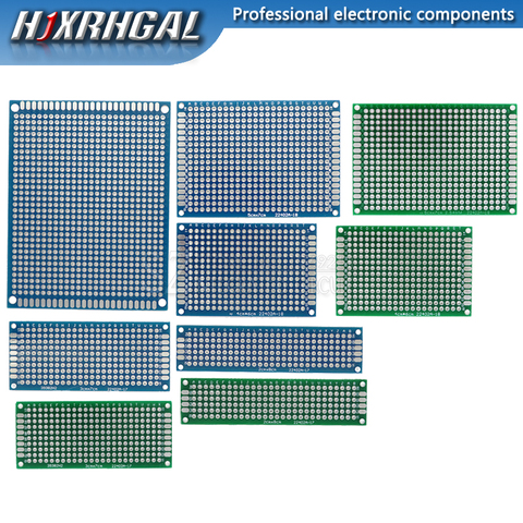 1pcs/lot PCB Double-Sided Protoboard Breadboard Universal Board 2*8cm 3*7cm 4*6cm 5*7cm 7*9cm Pitch 2.54mm Grenn Blue PCB Board ► Photo 1/6