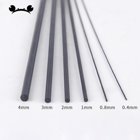 16pcs Carbon Fiber Rods 0.8mm 1mm 1.5mm 2mm 2.5mm 3mm 4mm Length 400mm ► Photo 1/4