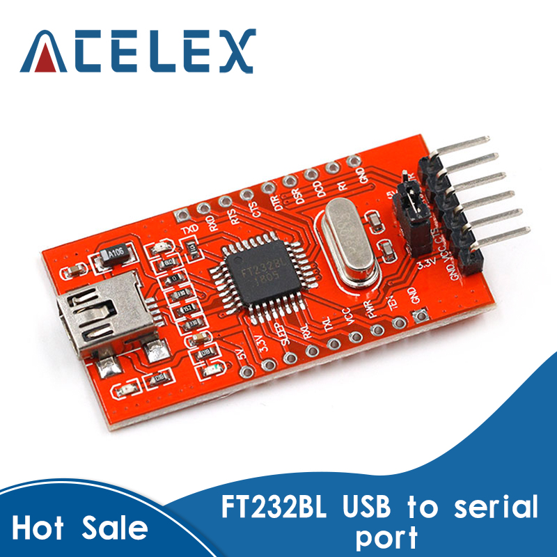 FT232RL Modulo Porta Seriale Da USB A Porta Seriale TTL Piccola Scheda 5V 3.3V 1.8V Livello Scarica La Linea Di Masterizzazione