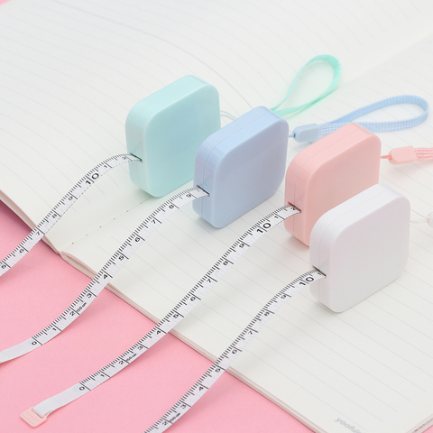 1PC Retractable Tape Ruler 150cm/60 Inch Portable Tape Measure Mini Keychain Soft Ruler Camping Supplies Sewing Measuring Tools ► Photo 1/6
