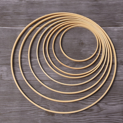 Hot DIY Wood Art Craft Embroidery Hoop Tool Bamboo Circle Round Cross Stitch Chinese Traditional Sewing Manual Tool ► Photo 1/6