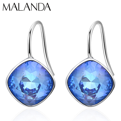 Crystals From Swarovski Earrings New Fashion Cushion Square Fancy Stone Piercing Stud Earrings For Women Wedding Jewelry Gift ► Photo 1/6