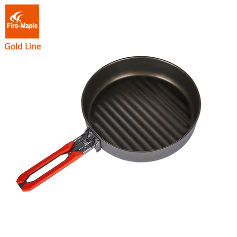 Fire Maple Gold Line Non-stick Frying Pan Outdoor Camping Hiking Skillet with Non Stick Coating Fryan 0.9L 210G ► Photo 1/6