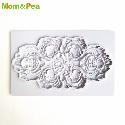 Mom&Pea GX281 Deco Shaped Silicone Mold Cake Decoration Fondant Cake 3D Mold Food Grade ► Photo 1/1