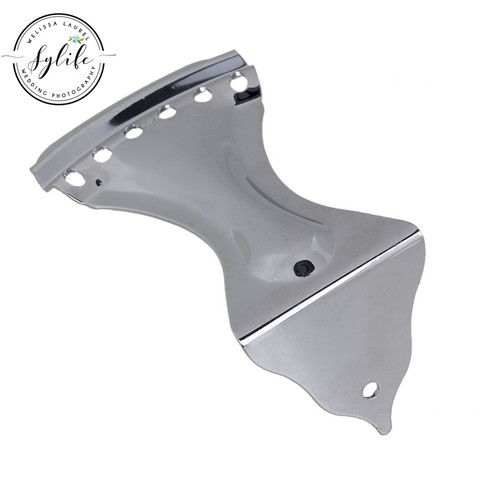 6 String Zinc Alloy Durable Dobro Style Tailpiece for Resonator Guitar Chrome ► Photo 1/3