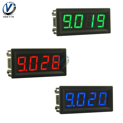 0.56'' 0.56 Inch Mini 4 Bits Digital Voltmeter Ammeter LED Display Panel Voltage Current Detector Tester Meter DC 0-100V 0-10A ► Photo 1/6