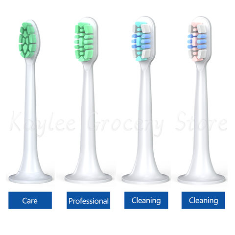 Xiaomi Mijia T300 T500 Toothbrush Heads Replacement for Xiaomi Mijia Sonic Electric U-Style 3D-Whitening with Protect Covers ► Photo 1/1