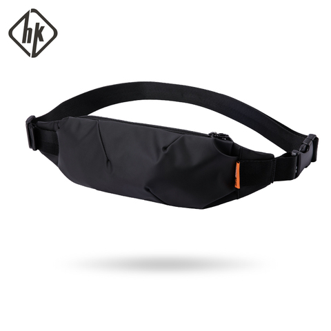 Hk Men Fanny Pack Teenager Outdoor Sports Running Cycling Waist Bag Pack Male Fashion Shoulder Belt Bag Travel Phone Pouch Bags ► Photo 1/6