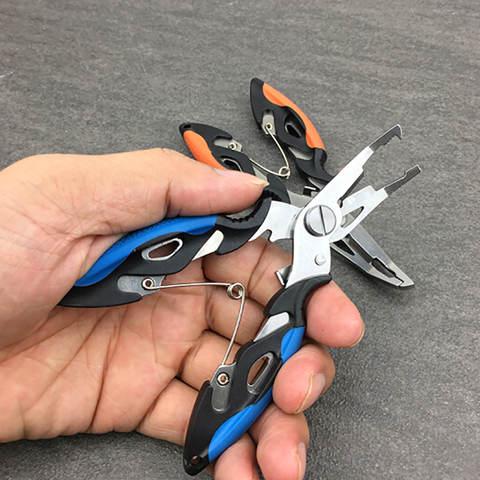 New Fishing Plier Scissors For Fishing Accessories Mini Pliers Line Lure Cutter Hook Remover Stainless Steel Scissor Braid Line ► Photo 1/6