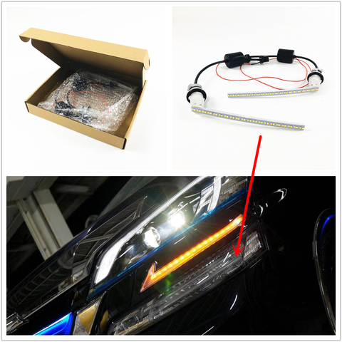 Running siganls light headlight for vellfire / Alpha 30 series / NOAH VOXY 80 series headlight turn signal LED light ► Photo 1/6