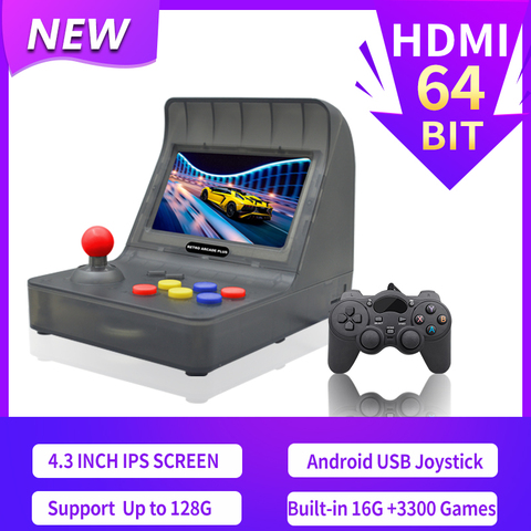 Retro Portable Mini Handheld controle Arcade Game Console 64Bit 3000 Games Video Handheld Game Player Joystick HDMI Android PS1 ► Photo 1/6