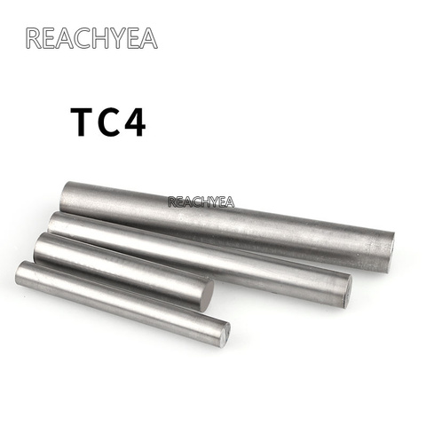 4pc/lot Length 250mm TC4 Titanium Ti Bar Grade GR5 Metal Rod Diameter 1/2/3/4/5/6/7/8/9/10mm For Manufacturing Gas aerospace ► Photo 1/1