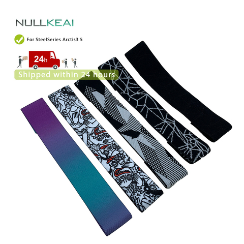 NULLKEAI Replacement Headband For SteelSeries Arctis 5 3 Headset Headphone Cushion Sleeve ► Photo 1/6