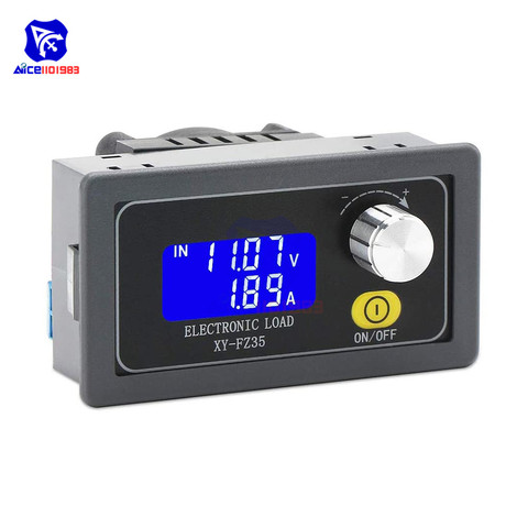 diymore FZ35 5A 35W/FZ25 4A 25W Battery Capacity Resistor Tester Voltmeter Ammeter Adjustable Constant Current Electronic Load ► Photo 1/6