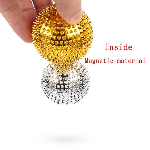 2PCS/Pair Hand Magnetic Therapy Spiky Hand Massage Ball Pressure Relief Trigger Point Pocket Massager Health Care ► Photo 1/6