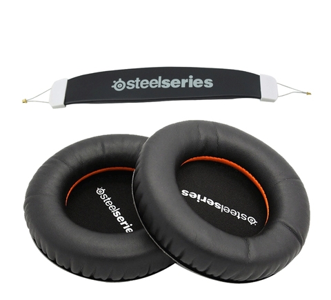 For Steelseries Siberia V1 V2 V3 Headset Sponge Cushion Earbud Cover Headphone Replacement Foam Earpads +headband  Pads ► Photo 1/6