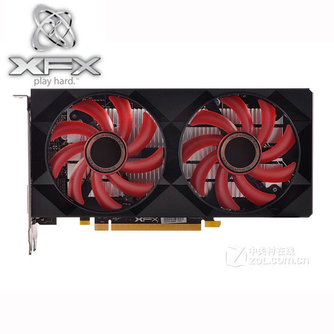 XFX RX 550 4GB Graphics Cards GDDR5 For AMD RX 500 RX550 4GB Radeon RX 550 Video Card RX550-4GB RX 560 4G HDMI DVI RX560 Used ► Photo 1/5